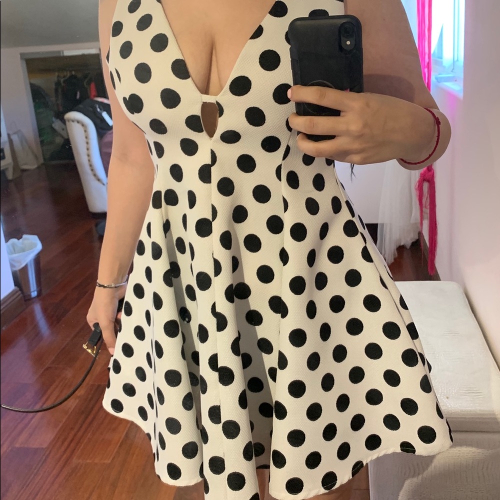 Cute Flowy Polka Dot Dress